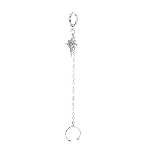 Pendientes para mujer, regalos para mujer, pendientes de borlas Starlight de moda, pendientes colgantes para mujer, joyería de boda, regalo para mujer.