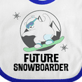 thumbnail image 4 of Inktastic Snowboarding Future Snowboarder Childs Boys or Girls Baby Bib, 4 of 4