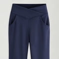 thumbnail image 4 of Stamzod Girls Fashion 2026 Flared Leggings Crossover High Waist Stretchy Yoga Pants Casual Kids Bell Bottoms Pants with Pockets 11-12Years, 4 of 7