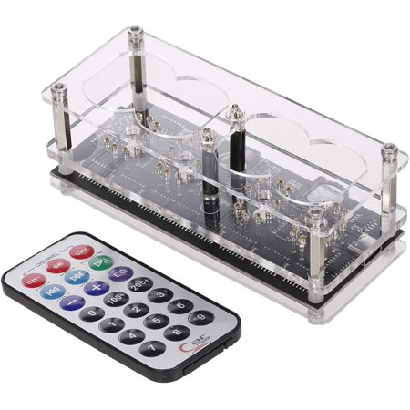 6-bit Glow Tube Clock IN-12 Nixie Clock With Tube Cool RGB Lights Computer Desktop Accessories No Need Soldering P 2032053 - 6