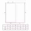 thumbnail image 7 of vidaXL 1 Piece Sliding Door 40.4x80.7 Inches Black ESG Glass and Aluminum 8mm Thickness, 7 of 7