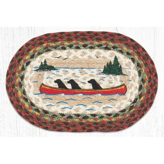 Capitol Importing 81-081LC 10 x 15 in. MSP-81 Labs in Canoe Printed Oval Swatch