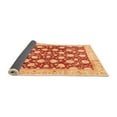 thumbnail image 2 of Ahgly Company Indoor Rectangle Abstract Orange Modern Area Rugs, 8' x 12', 2 of 4