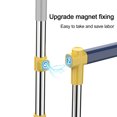 thumbnail image 4 of Brooms Indoor 180° Rotatable Standing Storage Magnetic Suction Type Snap Brooms And Dustpan Set With Scraping Teeth And Scraper Deep Cleaning Suitable For HomeTeissuly Clearance (Blue, ) Teissuly WER202308291540, 4 of 9