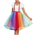thumbnail image 4 of Wowcloth Womens Fashion Pleated Gauze Short Skirt Adult Dancing Skirt Gauze Dress, 4 of 5