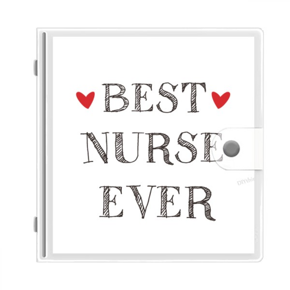 Best nurse ever Quote Respected Photo Album Wallet Wedding Family 4x6