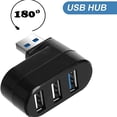 thumbnail image 4 of Cameland Usb 2.0 Three-Port Hub 7-Character Rotating Hub Three-Port Expander Usb Three-Port Splitter, 4 of 8