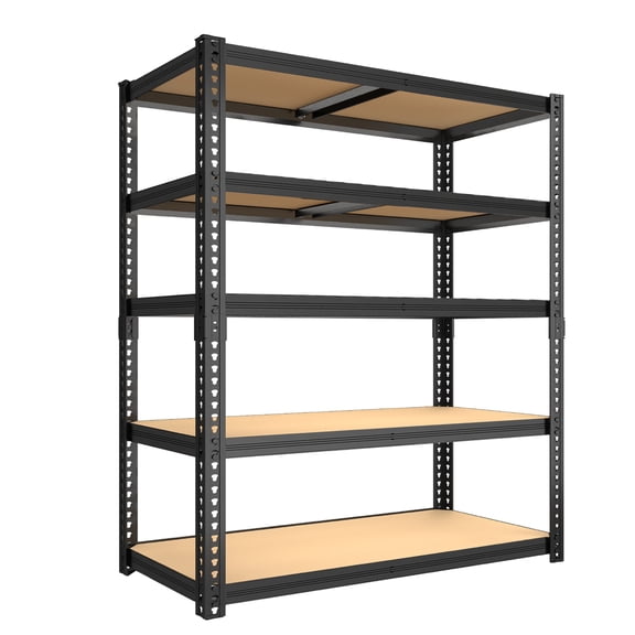 Shelving Units for Storage Basment Warehouse Pantry Closet, Black