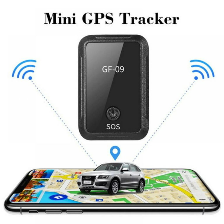 GPS Tracker for Vehicles, Mini Magnetic GPS Real time Car Locator, Full USA  Coverage, No Monthly Fee, Long Standby 2G SIM GPS Tracker for Vehicle/Car/Person,SOS  Button 