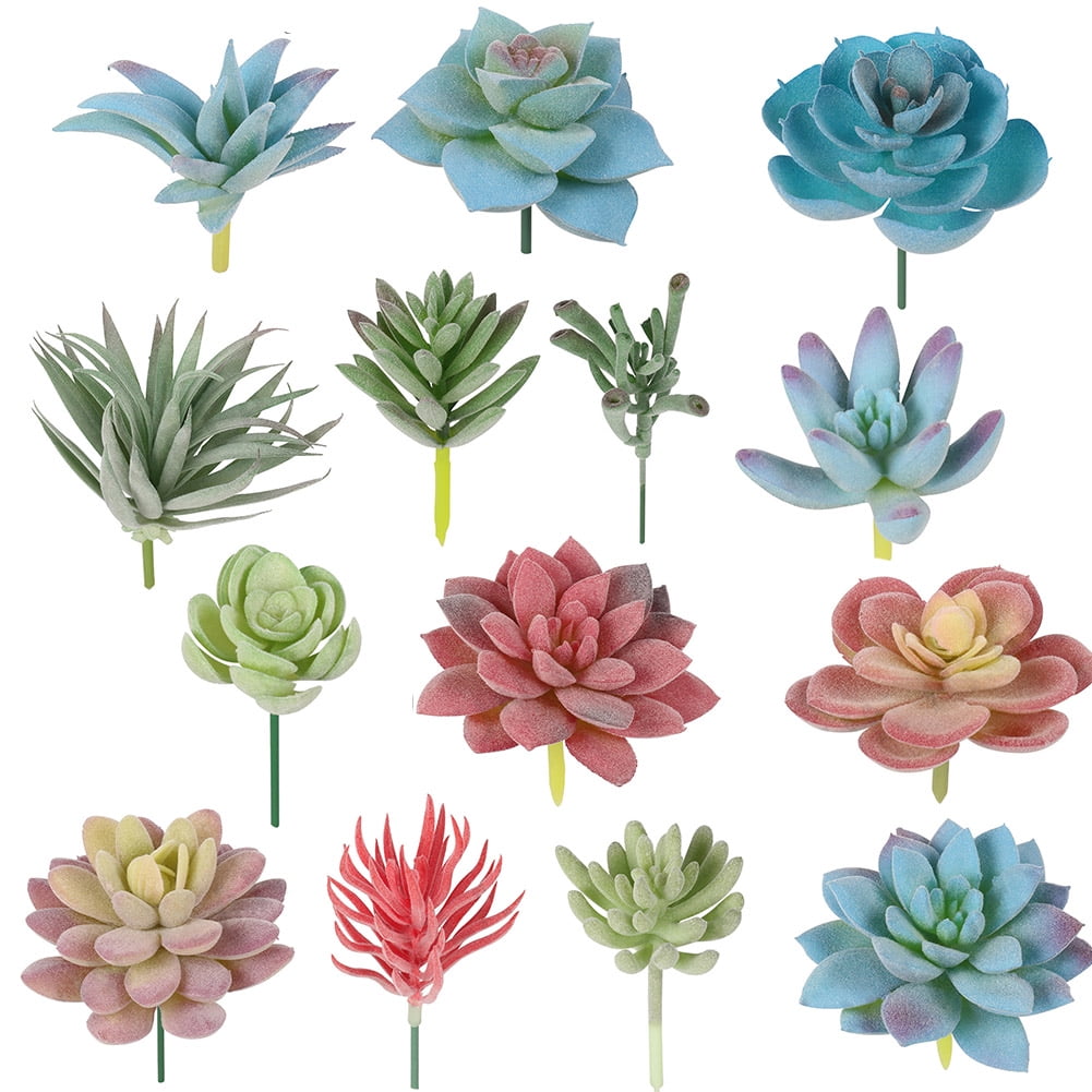 Ceise Artifical Simulation Fake Mini Succulents Potted Plant Flower