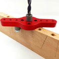 thumbnail image 1 of 2-10mm Sel Centering Doweling Jig Set Jig Woodworking Wood Hole Locator Red, 1 of 9