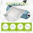 thumbnail image 4 of 50 Packs Mylar Bags for Food Storage 1 Quart(7"x 10") Reusable Mylar Bags 400cc Thick 5.5 Mil,Heat Sealable Mylar Bags for Food Storage Zipper Pouches, 4 of 7