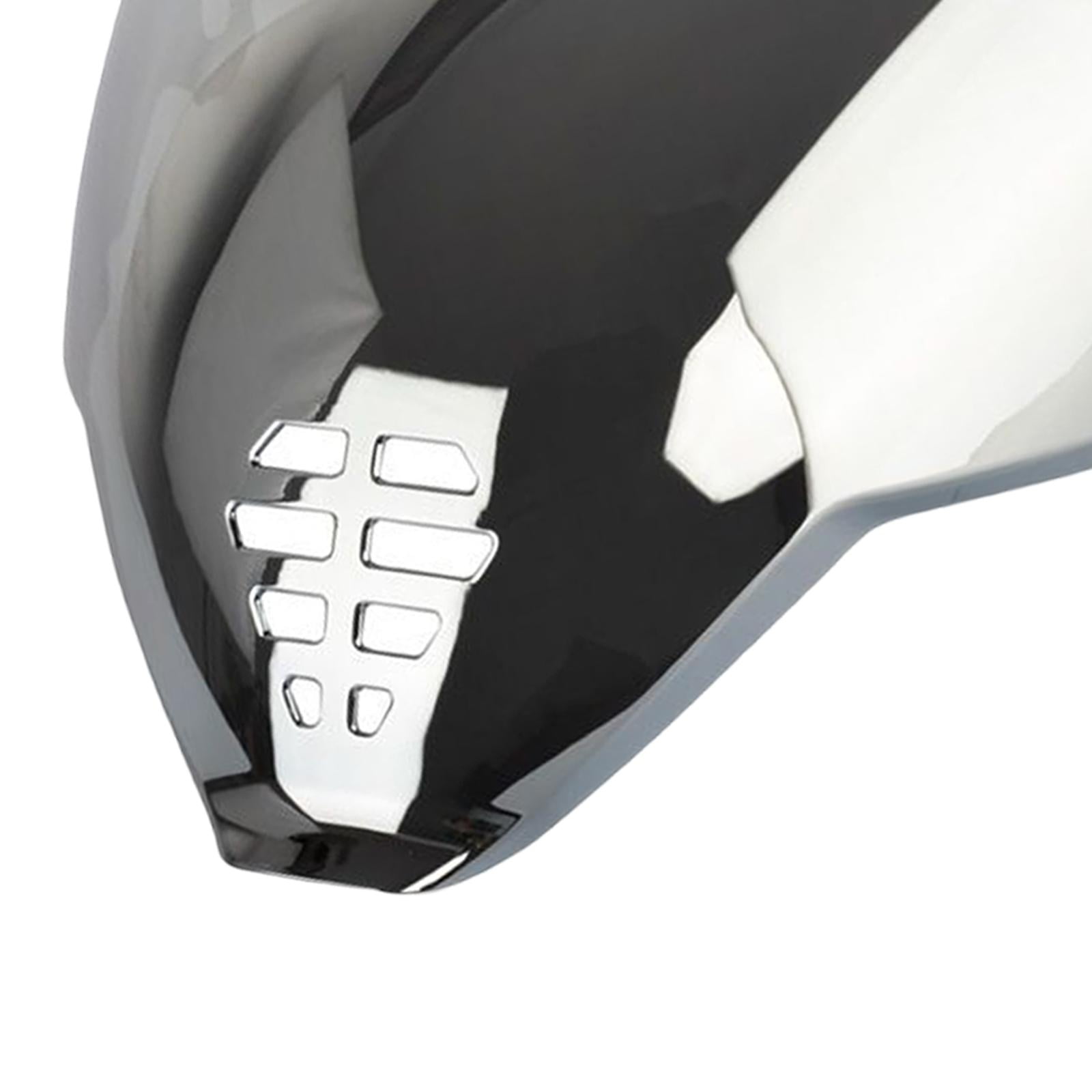 Nishiyuenyi Helmet Visor Shield Full Face Shield for Icon Helmet Durable Silver