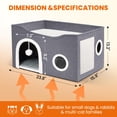 thumbnail image 2 of Temporizador de temperatura ajustable Heeyoo para gatos con calefacción para interiores, 2 of 8