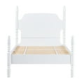 thumbnail image 4 of Traditional Walker Edison Easy Assembly Solid Wood Vivienne Twin Bed - White, 4 of 13