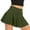 Army Green, variant on Womens Tennis Skirt with with Lining Shorts Pockets Casual High Waisted Ruffle Athletic Golf Workout Skorts Skirts