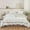 White-1, variant on Move Over White Bedding Set Hollow Square Ball Lace Duvet Cover Set All White Boho Washed Microfiber Queen