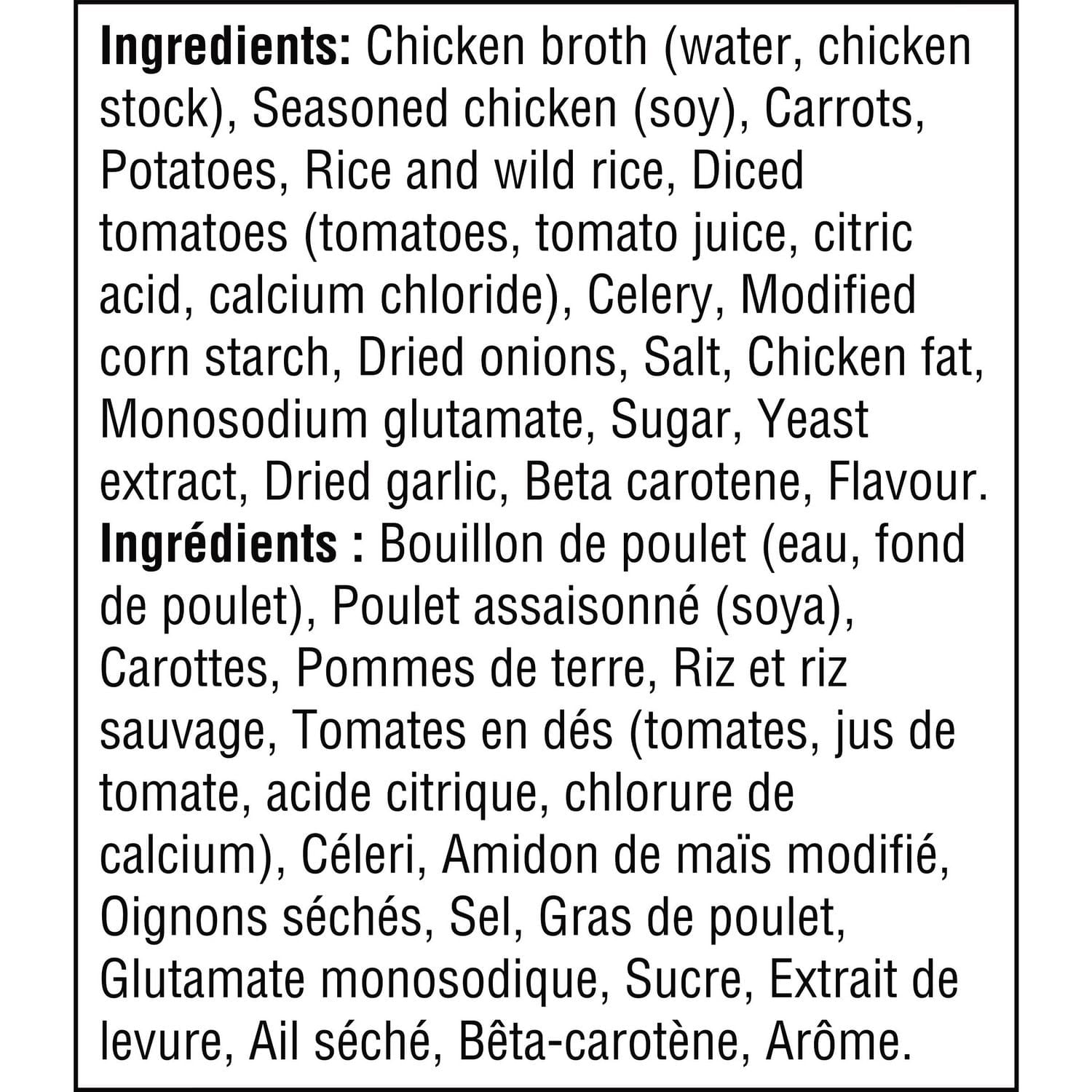 Campbell's® Chunky® Chicken with Rice Ready to Serve Soup, Shelf Stable, Ready to serve soup 515 mL