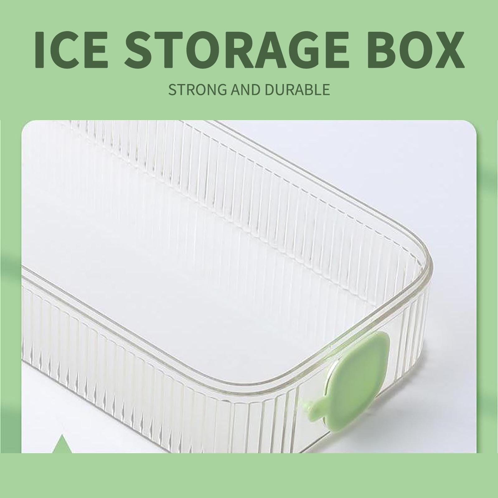 Ice Tray Summer Household Ice Box Ice Maker Ice Cubes Molds Self Made Ice Cubes Press Type Household Water Filled Ice Storage Ice Making Box