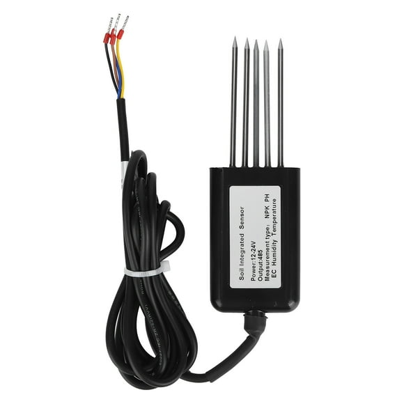 Sensor de temperatura de humedad del suelo, RS485 5 pines PH del suelo Sensor de PH del suelo Detector de suelo construido para el futuro