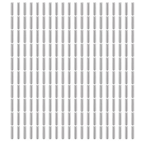 200Pack 1 x 5 mm Dowel Pins 304 Stainless Steel Shelf Support Peg Pin Silver