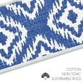 thumbnail image 5 of SussexHome Tetra One Design 9" X 28" Stair Treads - 70 % Cotton Anti-Slip Carpet Strips for Indoor Stairs-Easy to Install Stair Treads with Double Adhesive Tape-Safe, Extra-Grip, 7-Pack-Navy, 5 of 9