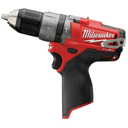 Milwaukee 2404-20 Hammer Drill/Driver Kit, 12 V Battery, Lithium-Ion Battery, 1/2 in Chuck, (Best Battery Hammer Drill)