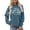 Blue, variant on Fashion Print Sweatshirt Casual Loose Fit Pullover Top Hoodless Crewneck Long Sleeve Shirt Leopard Zip up Jacket
