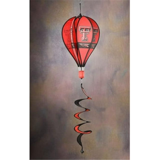 Bsi Products 69027 Hot Air Balloon Spinner - Texas Tech Red Raiders