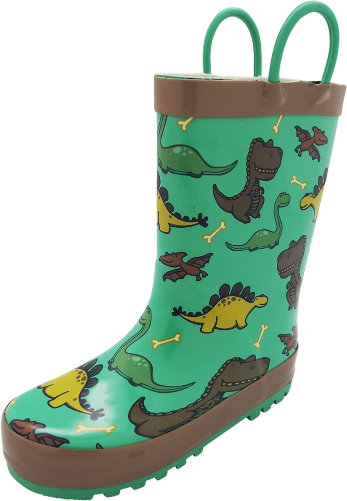 NORTY - Norty Waterproof Rubber Rain Boots for Kids - Boys & Girls ...