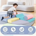 thumbnail image 6 of Aukfa 6-Piece Kids Climbing Toys, Baby Climber Blocks for Toddlers, Foam Play Gym Climbing Structures for Indoor Climb - Multicolor, 6 of 8