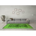 thumbnail image 3 of Ahgly Company Indoor Round Oriental Green Industrial Area Rugs, 8' Round, 3 of 4