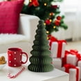 thumbnail image 4 of Huanglei Handmade Folded Paper With Pleated Texture Festive Holiday For Home Tabletop Display And Seasonal Party, 4 of 5