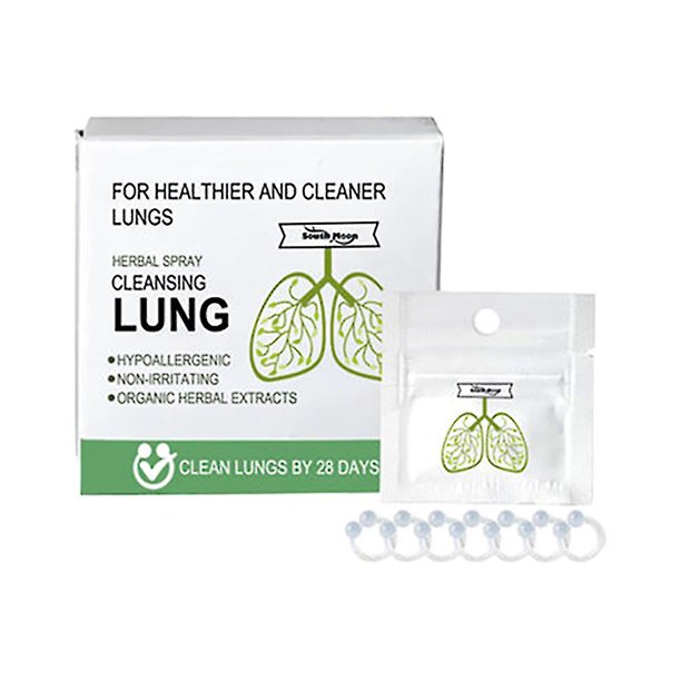 Anillo de nariz para reparación de desintoxicación y limpieza de pulmones orgánicos a base de hierbas, 7 unidades/caja