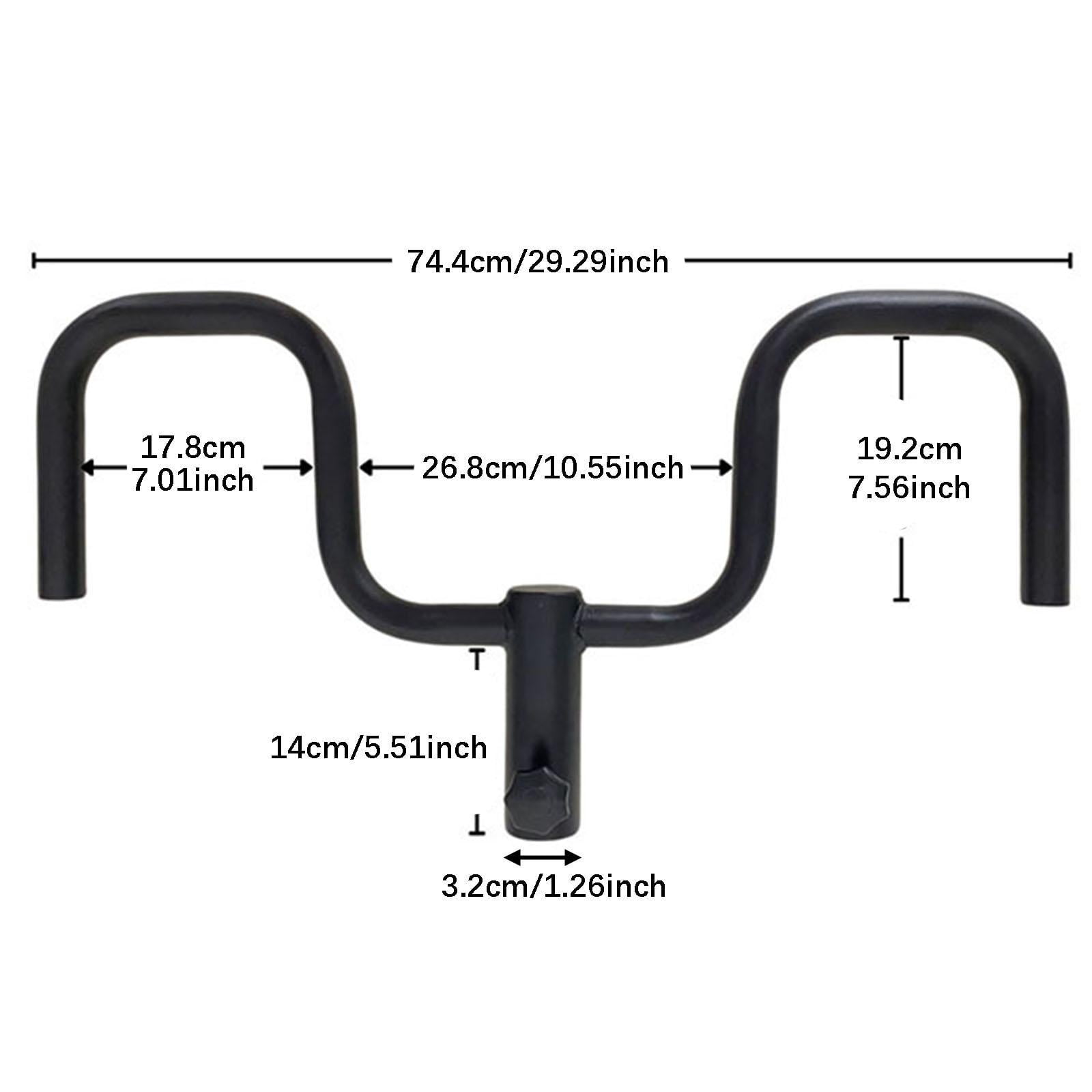 Landmine Handle W Bar Row Press Steel Construction Fits Barbells for Home Full Body Workout Adults