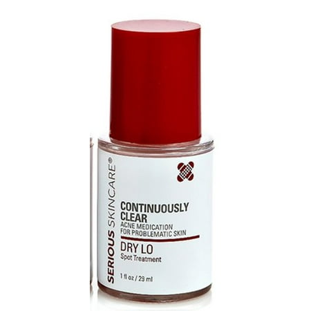 Serious Skin Care Continuously Clear Acne Medication for Problematic Skin DRY Lo Spot Treatment 1 Fl. Oz. / 29 Ml - Walmart.com