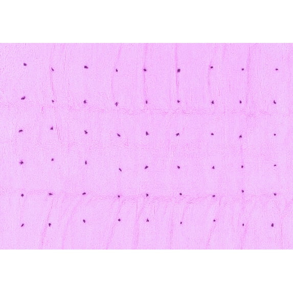 Ahgly Company Indoor Rectangle Solid Purple Modern Area Rugs, 8' x 10'