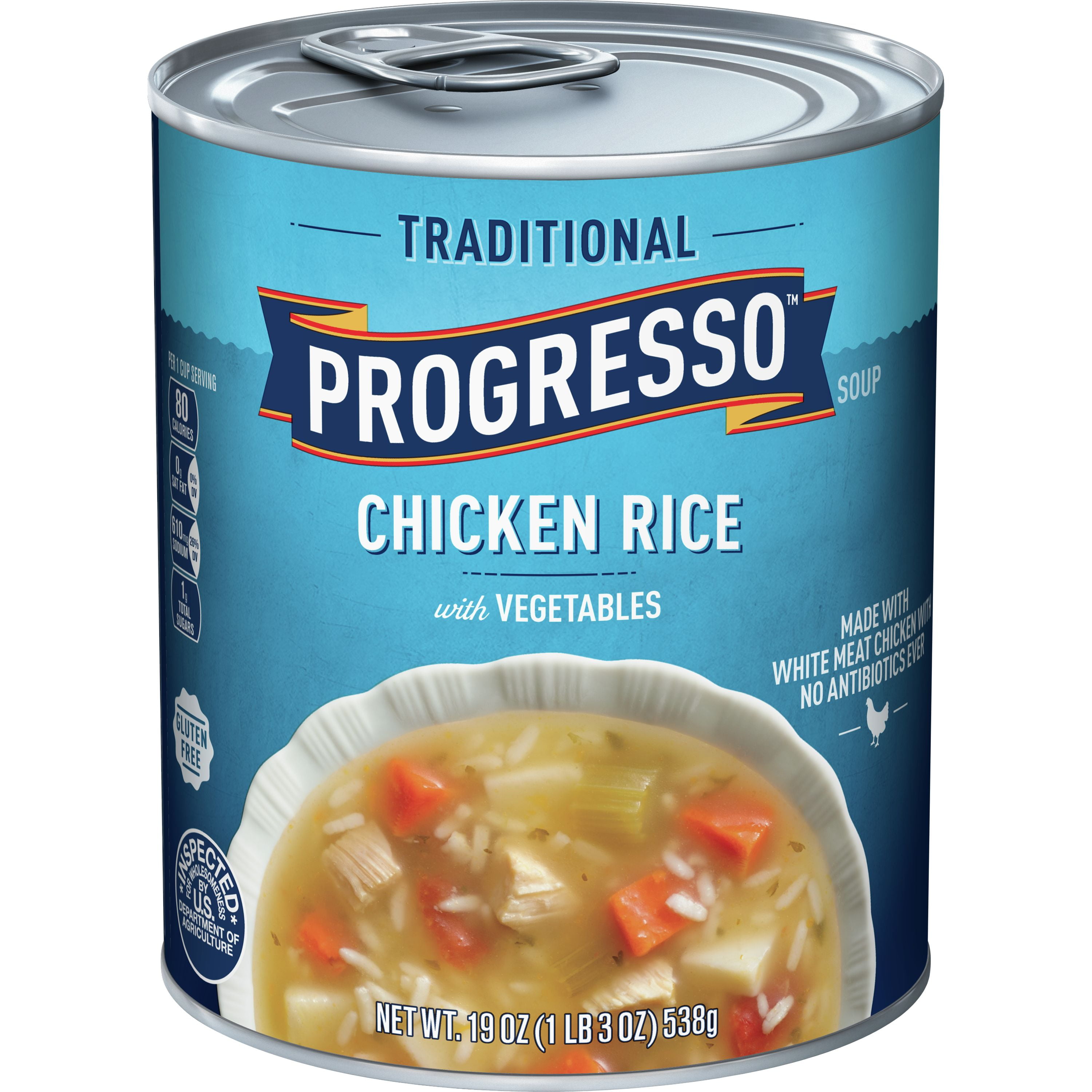 (12 Pack) Progresso Soup Chicken Rice with Vegetables Soup Gluten Free