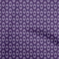 thumbnail image 1 of oneOone Silk Tabby Purple Fabric Asian Ikat Sewing Craft Projects Fabric Prints By Yard 42 Inch Wide, 1 of 5