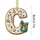thumbnail image 2 of Lekihaqq Christmas Tree Decorations 26 Letters Acrylic Pendant Hanging Ornaments DIY Crafts for Home Holiday Xmas Decor, 2 of 5