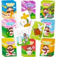 thumbnail image 1 of Libros para colorear de la Biblia cristiana Zainpe para niños con 24 piezas, 1 of 6