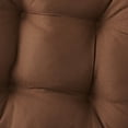 thumbnail image 5 of Mainstays Faux Suede 14.5" Chair Cushion with Ties, 4 Pack, Warm Chocolate, 5 of 5