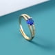 thumbnail image 3 of Exquisite Tiny Heart-Shaped Zircon Ring For Women Girls Birthday Wedding Anniversary Jewelry, 3 of 5