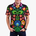 thumbnail image 1 of Bingfone Traditional Floral Polish for Men's Button-down POLO Shirts, Quick-drying Shirts and T-shirts for Summer, Suitable for Vacation and Business-Medium, 1 of 6