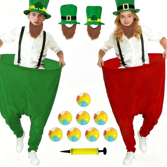 Pantalones Yard Game Granny con pelotas hinchables y bomba para toda la familia