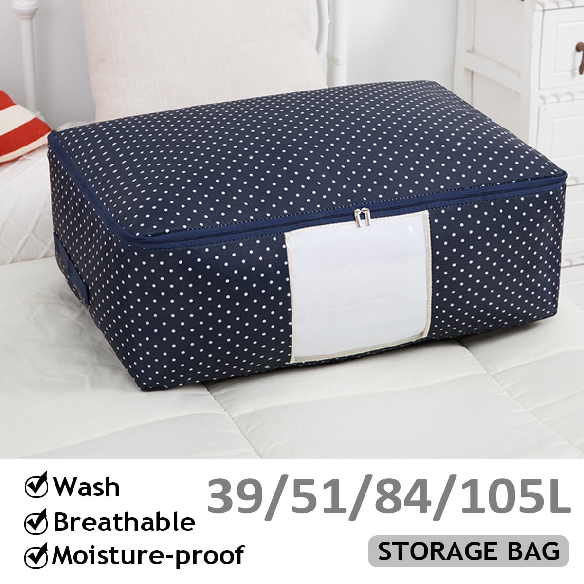 Portable UnderBed Under The Bed Storage Bag Clothes Quilt Storage Bag