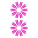 thumbnail image 3 of Soidarity 10 Uds. Clips de tapa de remojo de Arte de uñas de plástico Gel removedor de esmalte herramienta de envoltura líquido para la eliminación Rosa roja 2piezas Soidarity CBP119454, 3 of 6