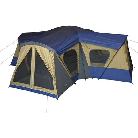 Ozark Trail 14-Person 4-Room Base Camp Tent with 4