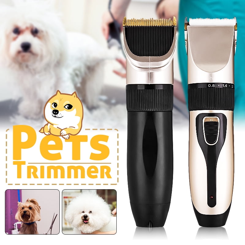 Pet Cat Dog Clippers Cordless Low Noise Pet Hair Clippers Grooming Kit