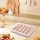 thumbnail image 1 of Organizador de huevos para refrigerador, reutilizable, con tapa sellada, bandeja para huevos para restaurantes, congeladores, camping, cocina y, 1 of 8